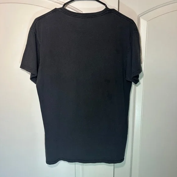 Vintage Skull Headphones Lightning Reaper Graphic Tee Mens M Delta Pro Weight - Picture 4 of 4